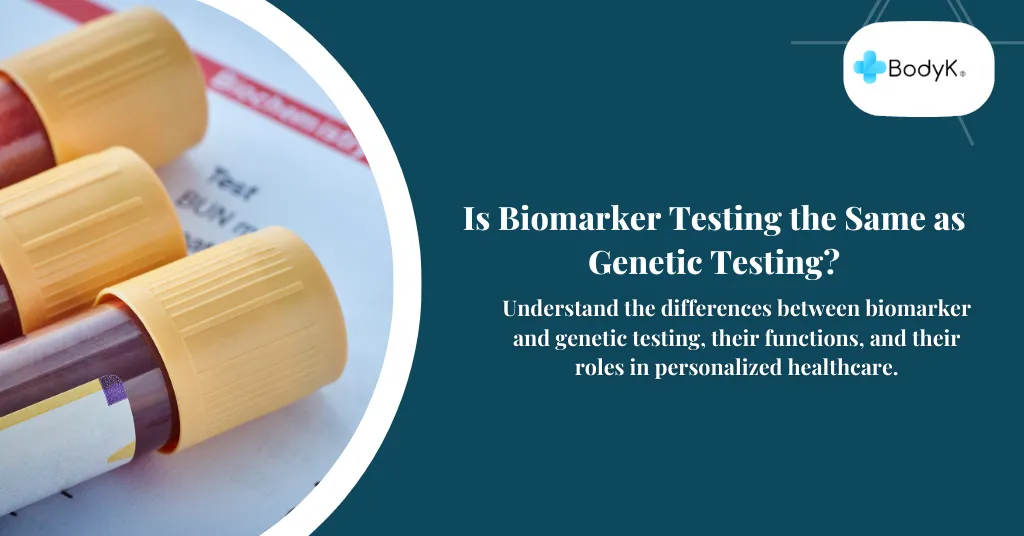 is biomarker testing the same as genetic testing